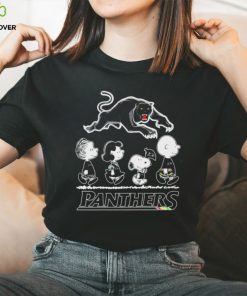 Peanuts Characters Penrith Panthers Walking Road Shirt