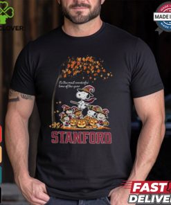 Peanuts Characters Stanford Cardinal Halloweens It’s The Most Wonderful Time Of The Year Shirt