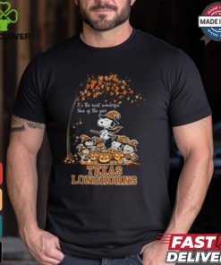 Peanuts Characters Texas Longhorns Halloweens It’s The Most Wonderful Time Of The Year Shirt