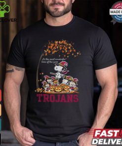 Peanuts Characters Usc Trojans Halloweens It’s The Most Wonderful Time Of The Year Shirt