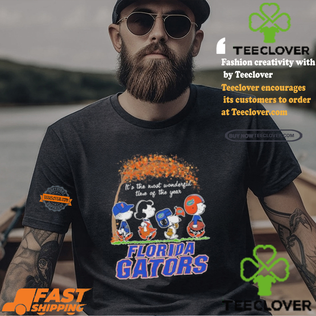 Peanuts Characters X Florida Gators It’s The Most Wonderful Time Of The Year Shirt Peanuts Characters X Florida Gators It’s The Most Wonderful Time Of The Year Shirt