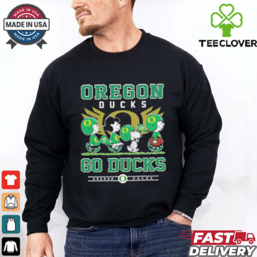 Peanuts Characters X Oregon Ducks Go Ducks Shirt