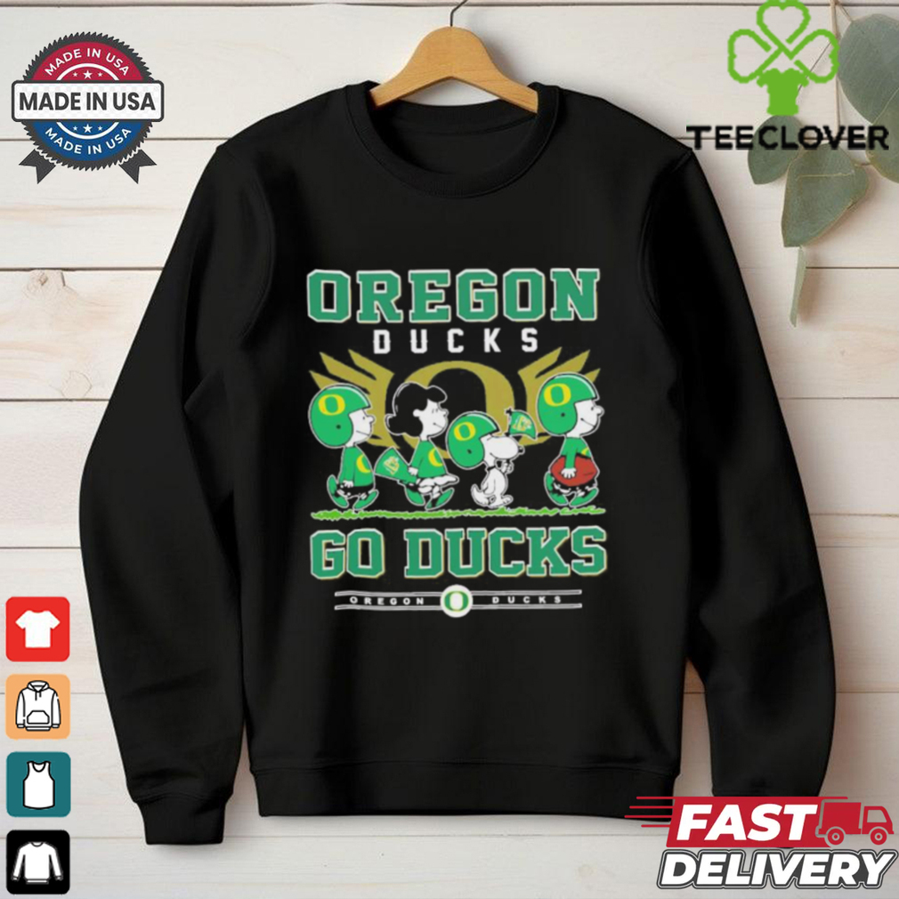 Peanuts Characters X Oregon Ducks Go Ducks Shirt Peanuts Characters X Oregon Ducks Go Ducks Shirt