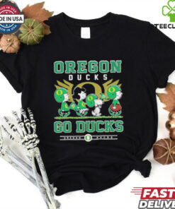 Peanuts Characters X Oregon Ducks Go Ducks Shirt