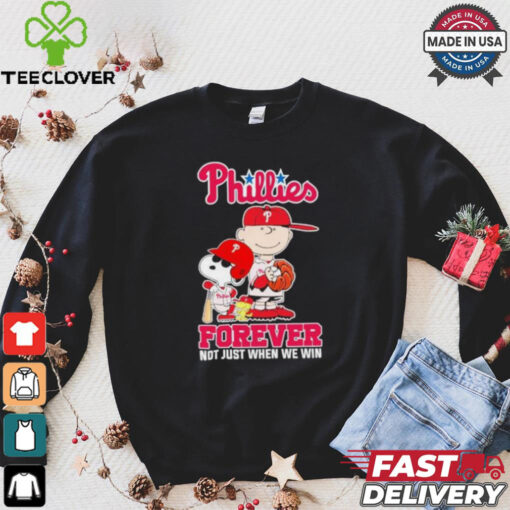 Peanuts Characters X Philadelphia Phillies 2024 Forever Not Just When We Win Shirt
