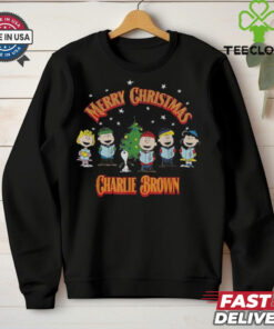 Peanuts Charlie Brown Merry Christmas Carol T Shirt