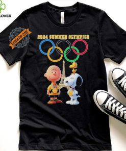 Peanuts Charlie Snoopy and Woodstock 2024 Summer Olympics shirt