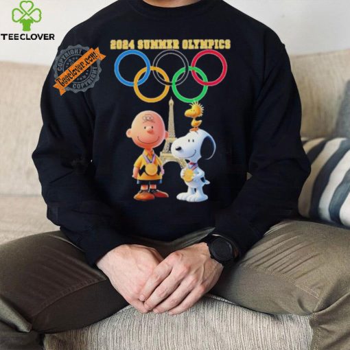 Peanuts Charlie Snoopy and Woodstock 2024 Summer Olympics hoodie, sweater, longsleeve, shirt v-neck, t-shirt