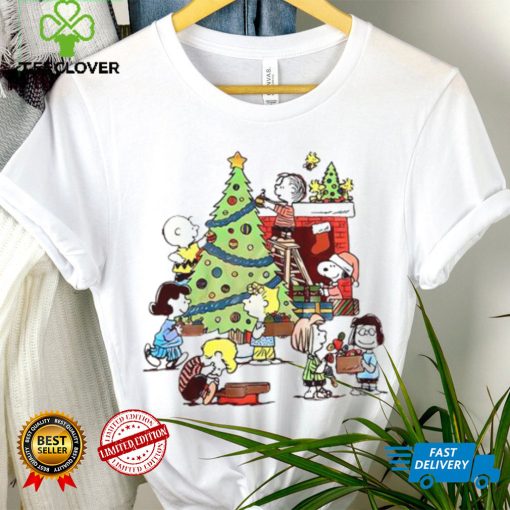 Peanuts Christmas T Shirts Snoopy Charlie Brown Gifts, Peanut Christmas Shirt