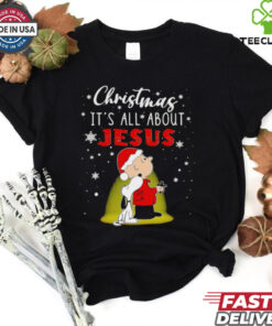 Peanuts Christmas it’s all about Jesus shirt