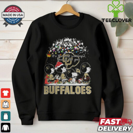 Peanuts Colorado Buffaloes It’s The Most Wonderful Time Of The Year Winter Shirt