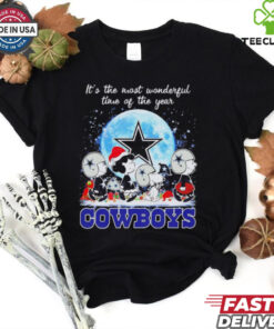 Peanuts Cowboys it’s the most wonderful time of the year Christmas shirt
