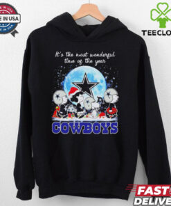 Peanuts Cowboys it’s the most wonderful time of the year Christmas shirt
