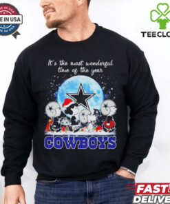 Peanuts Cowboys it’s the most wonderful time of the year Christmas shirt