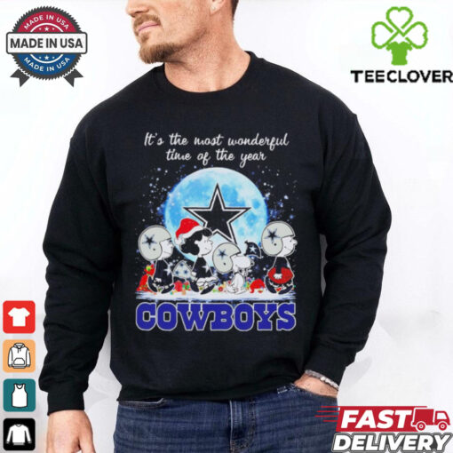 Peanuts Cowboys it’s the most wonderful time of the year Christmas shirt