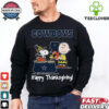 Peanuts New Orleans Saints Football Happy Thanksgiving T Shirt