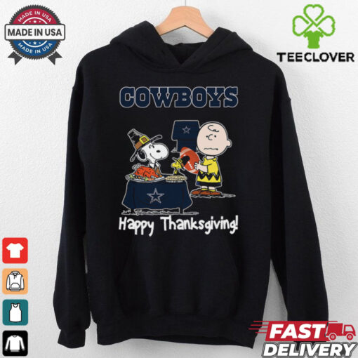 Peanuts Dallas Cowboys Football Happy Thanksgiving T Shirt