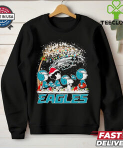 Peanuts Eagles it’s the most wonderful time of the year winter shirt