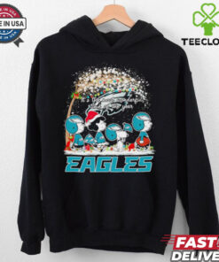 Peanuts Eagles it’s the most wonderful time of the year winter shirt