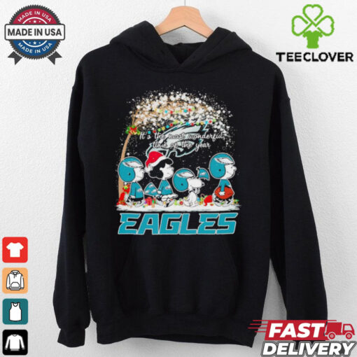 Peanuts Eagles it’s the most wonderful time of the year winter shirt