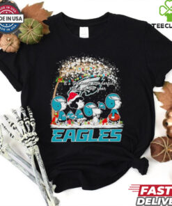 Peanuts Eagles it’s the most wonderful time of the year winter shirt
