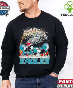 Peanuts Eagles it’s the most wonderful time of the year winter shirt
