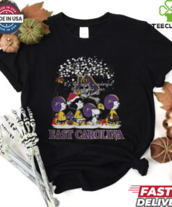Peanuts East Carolina Pirates It’s The Most Wonderful Time Of The Year Winter Shirt