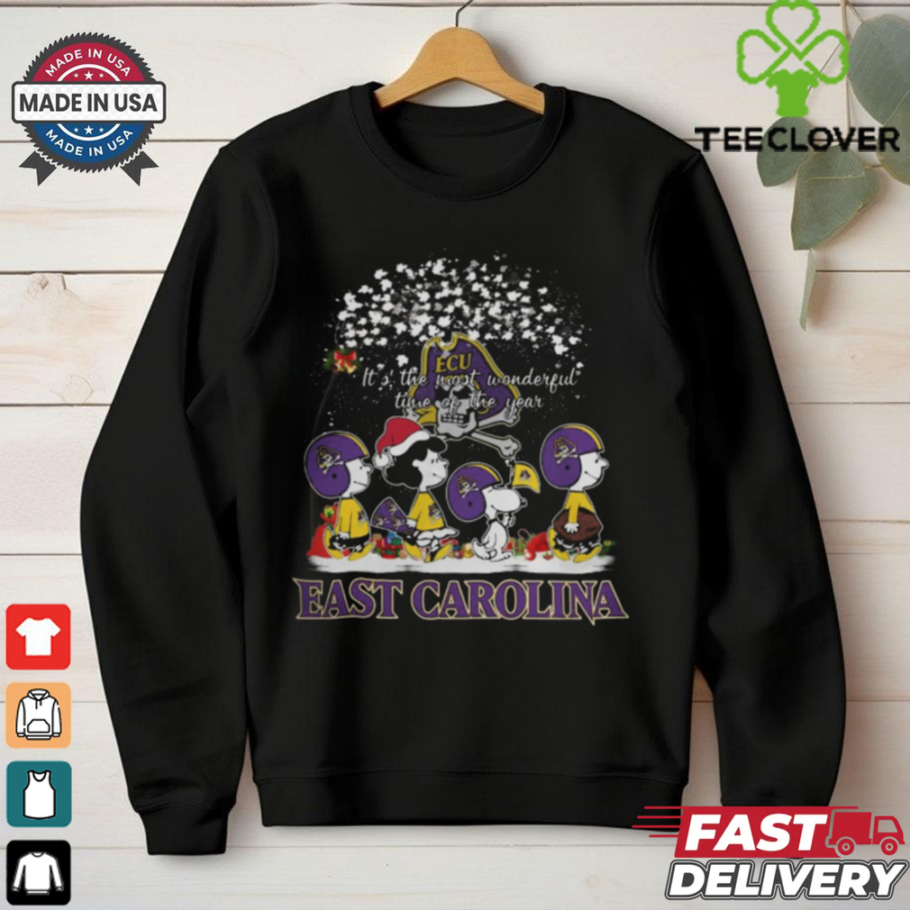 Peanuts East Carolina Pirates It’s The Most Wonderful Time Of The Year Winter Shirt Peanuts East Carolina Pirates It’s The Most Wonderful Time Of The Year Winter Shirt
