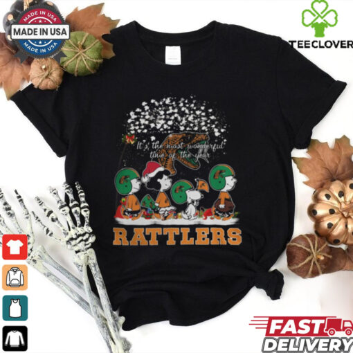 Peanuts Florida A&M Rattlers It’s The Most Wonderful Time Of The Year Winter Shirt