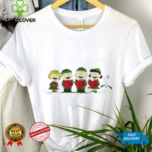 Peanuts Gang Christmas Caroling Apparel Shirt