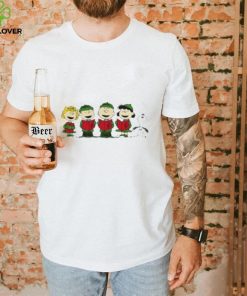 Peanuts Gang Christmas Caroling Apparel Shirt