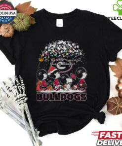 Peanuts Georgia Bulldogs It’s The Most Wonderful Time Of The Year Winter Shirt