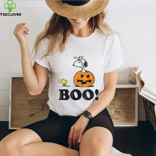 Peanuts Halloween Snoopy Woodstock Boo! T shirt