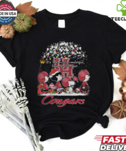 Peanuts Houston Cougars It’s The Most Wonderful Time Of The Year Winter Shirt