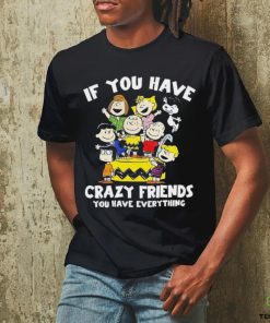 Peanuts If you have crazy friends you have everything shirt
