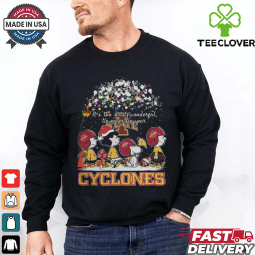 Peanuts Iowa State Cyclones It’s The Most Wonderful Time Of The Year Winter Shirt
