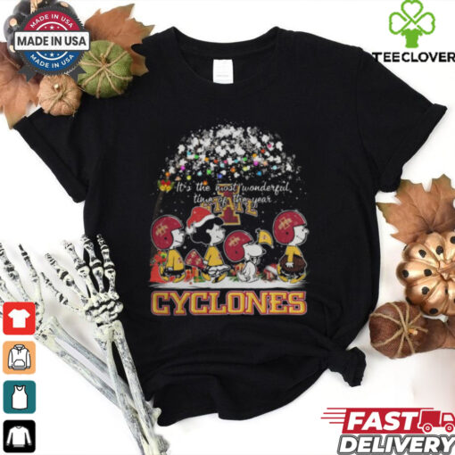 Peanuts Iowa State Cyclones It’s The Most Wonderful Time Of The Year Winter Shirt