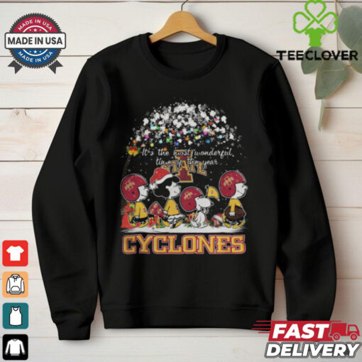 Peanuts Iowa State Cyclones It’s The Most Wonderful Time Of The Year Winter Shirt