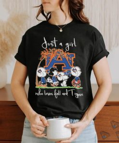 Peanuts Just A Girl Who Loves Fall And Tigers Shirt 3 Peanuts Just A Girl Who Loves Fall And Tigers Shirt