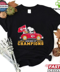 Peanuts Kansas City Chiefs Super Bowl LIX champions shirt