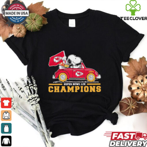 Peanuts Kansas City Chiefs Super Bowl LIX champions shirt