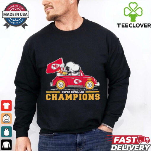 Peanuts Kansas City Chiefs Super Bowl LIX champions shirt