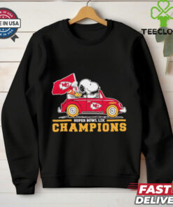 Peanuts Kansas City Chiefs Super Bowl LIX champions shirt