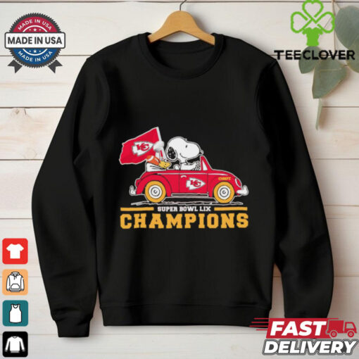Peanuts Kansas City Chiefs Super Bowl LIX champions shirt