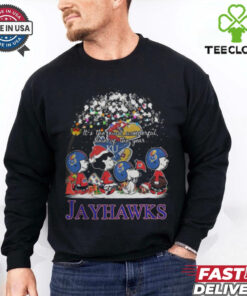 Peanuts Kansas Jayhawks It’s The Most Wonderful Time Of The Year Winter Shirt