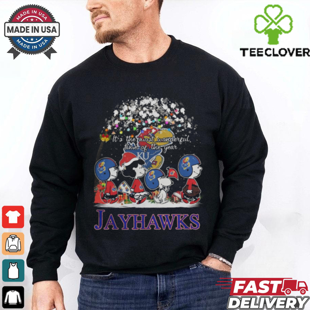 Peanuts Kansas Jayhawks It’s The Most Wonderful Time Of The Year Winter Shirt Peanuts Kansas Jayhawks It’s The Most Wonderful Time Of The Year Winter Shirt