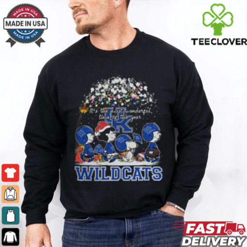 Peanuts Kentucky Wildcats It’s The Most Wonderful Time Of The Year Winter Shirt