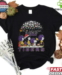 Peanuts LSU Tigers It’s The Most Wonderful Time Of The Year Winter Shirt