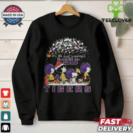 Peanuts LSU Tigers It’s The Most Wonderful Time Of The Year Winter Shirt