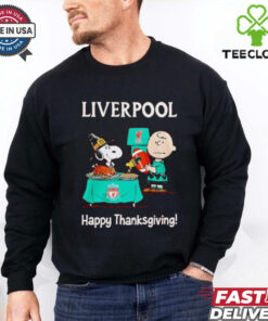 Peanuts Liverpool Happy Thanksgiving shirt